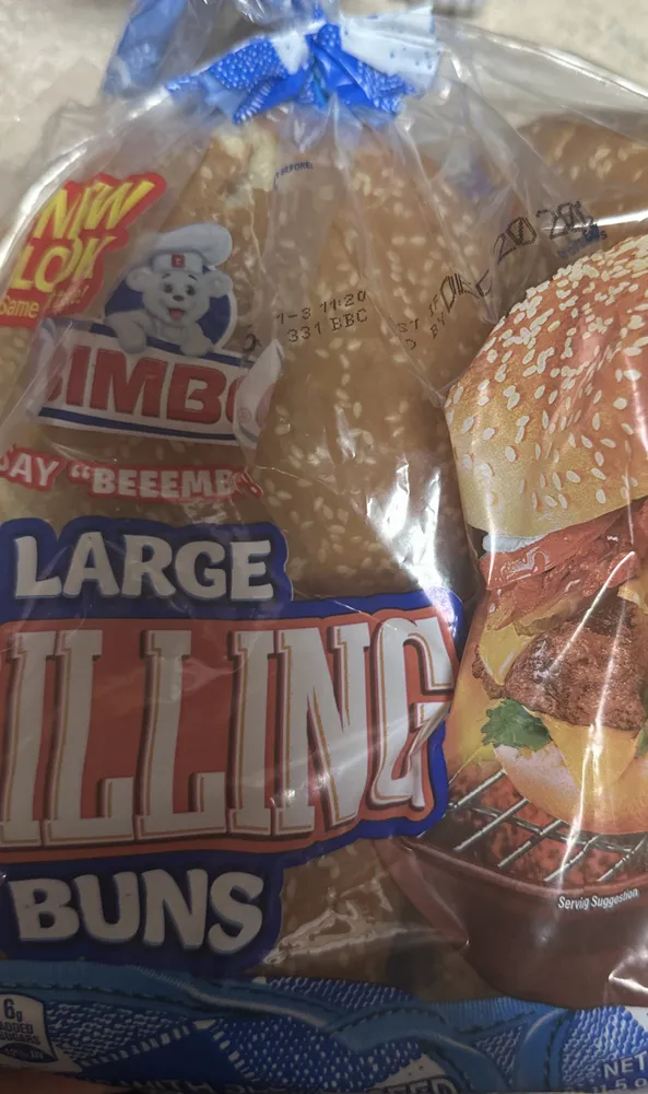 BIMBOLLOS PARRILLEROS HAMBURGER BUNS