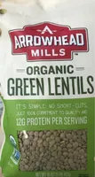 Organic green lentils