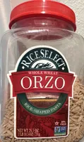 Whole Wheat Orzo Rice-Shaped Pasta
