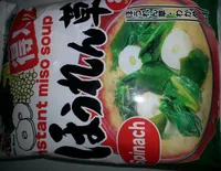 Instant miso soup spinach