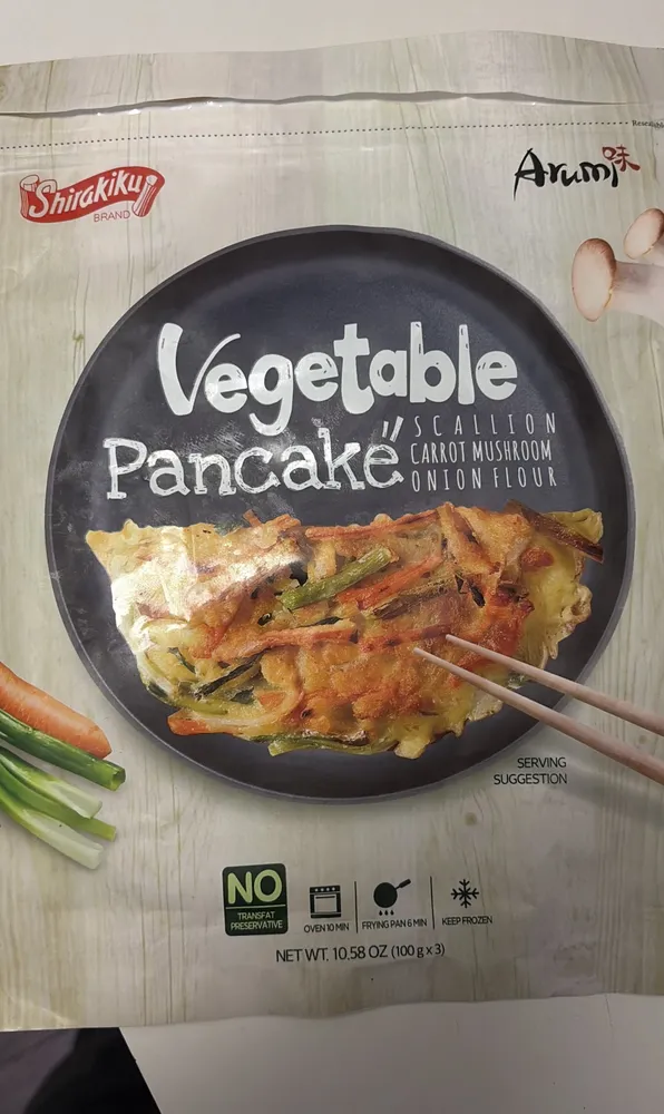 Vegetable pancake