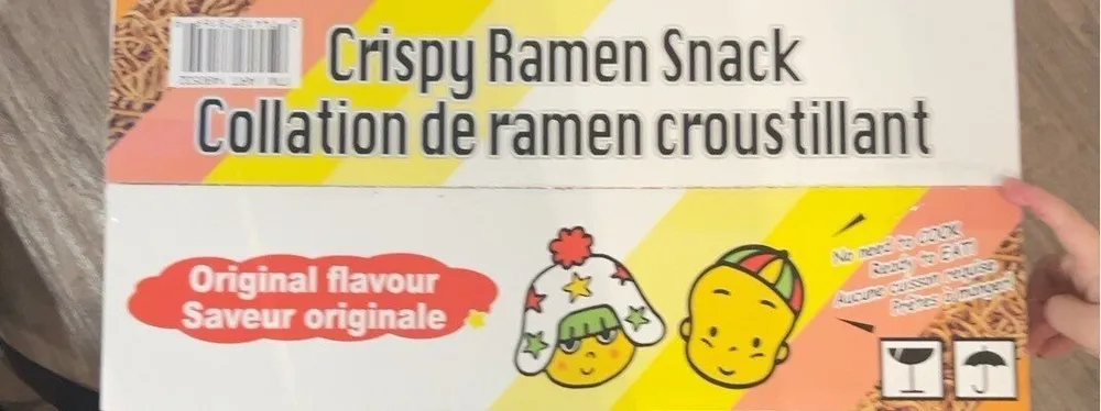 Crispy ramen snack