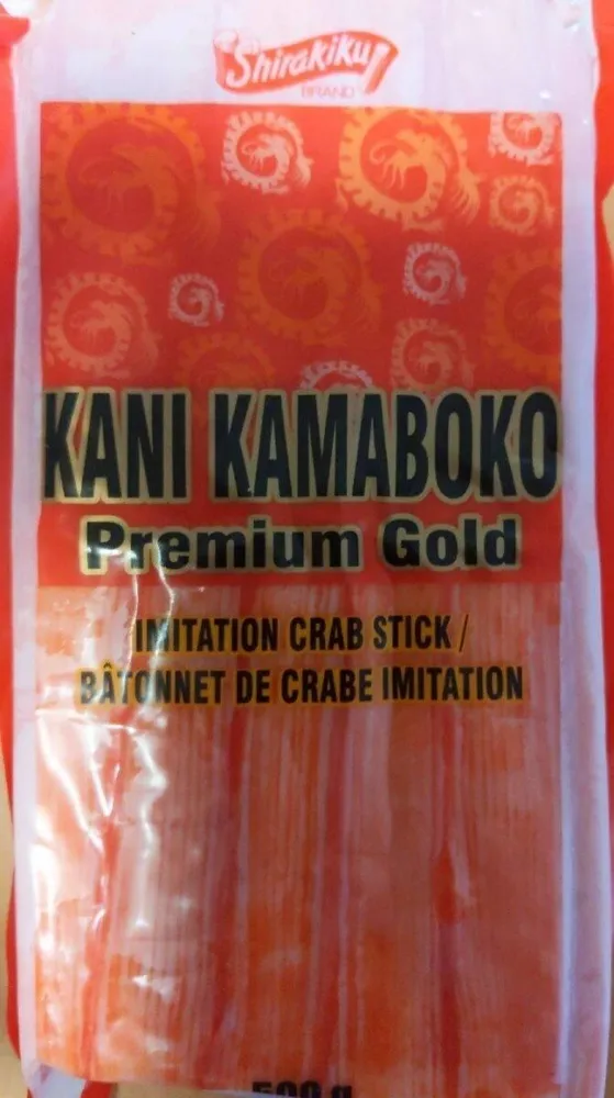 Bâtonnet de crabe imitation