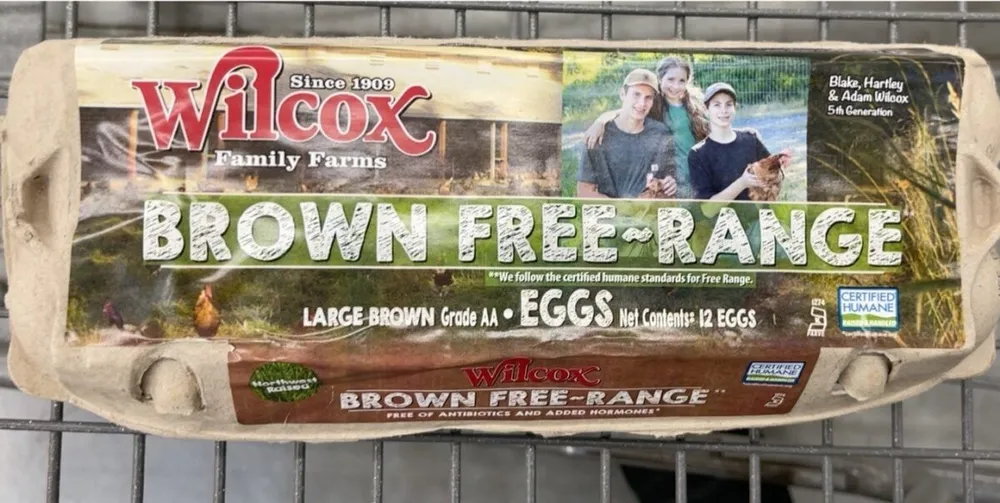BROWN FREE-RANGE EGGS