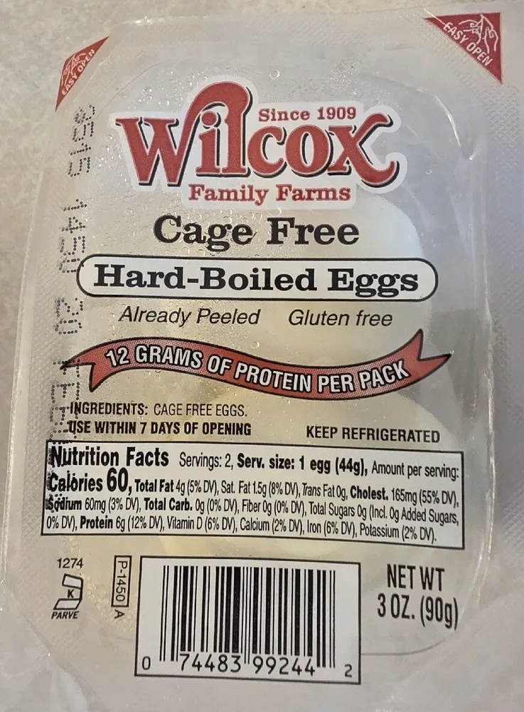 Cage Free Hard-Boiled Eggs
