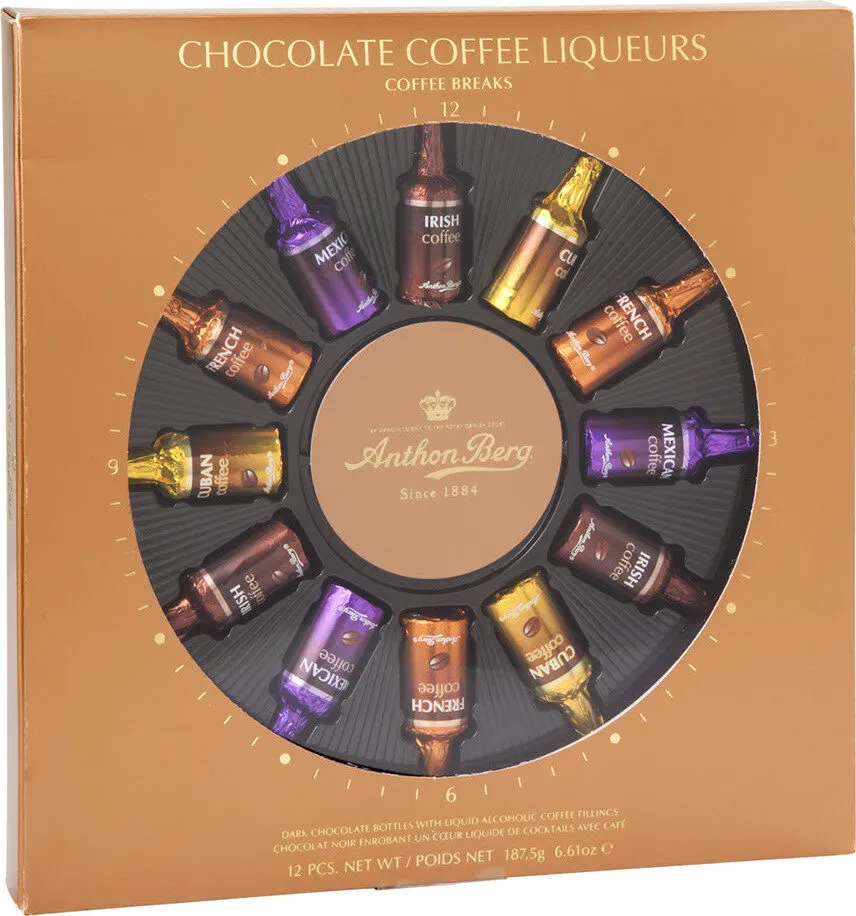 Anthon Berg - 12PC Cocktail Clock Box - 6.6oz