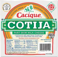 COTIJA PART SKIM MILK CHEESE