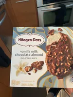 vanilla milk chocolate almond ice cream bars