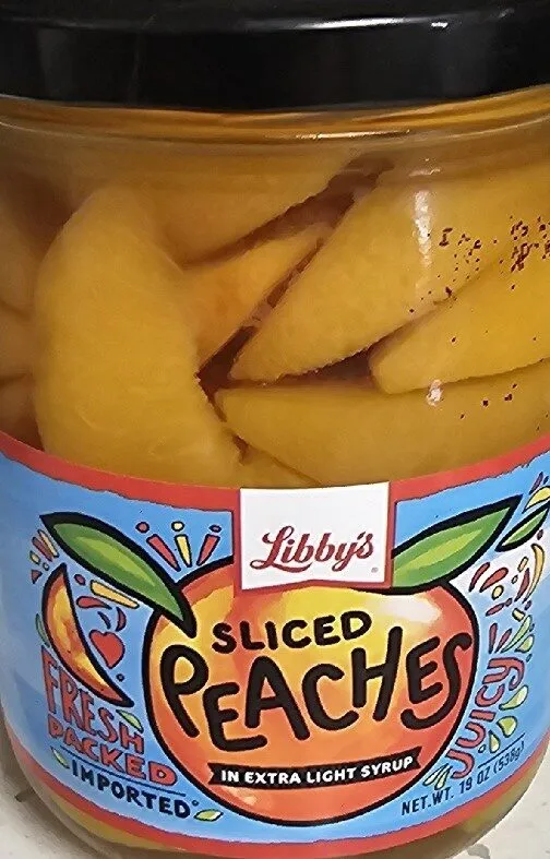 Sliced Peaches