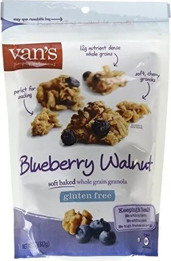 Blueberry parfait with vanilla yogurt and granola