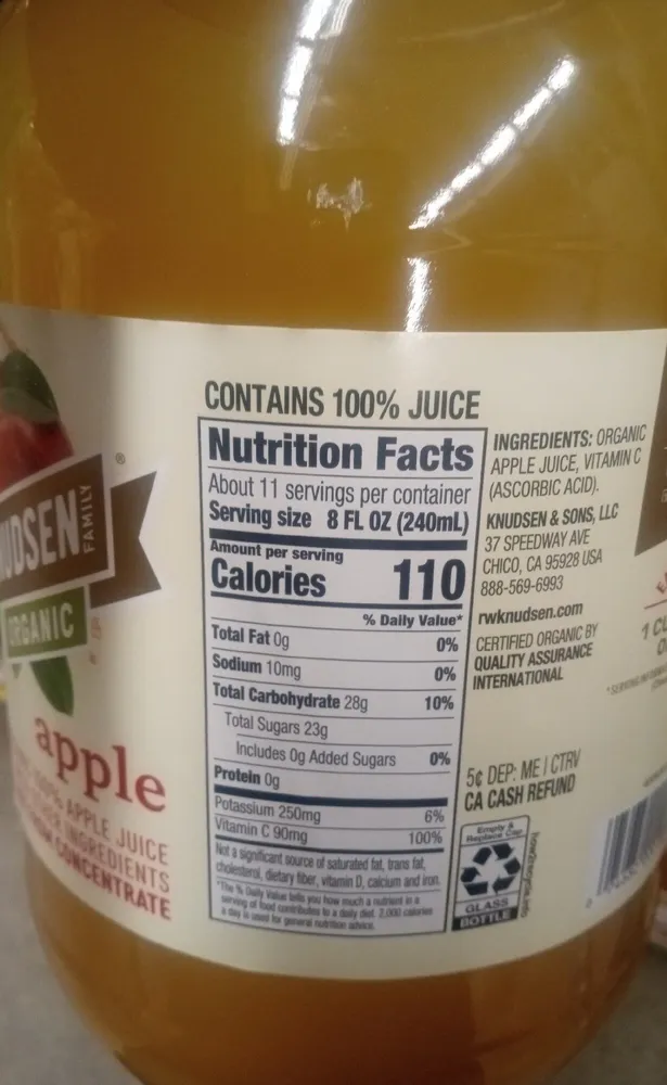 Organic Apple Juice