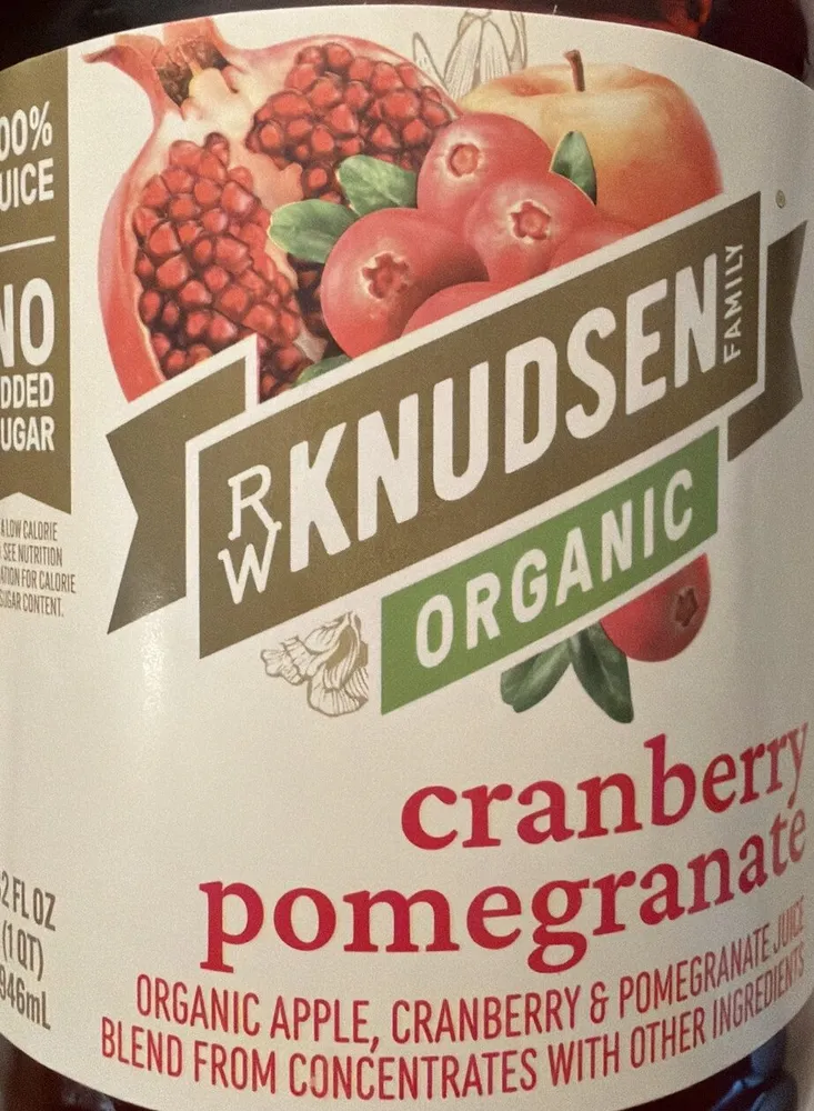 Organic Cranberry Pomegranate Juice