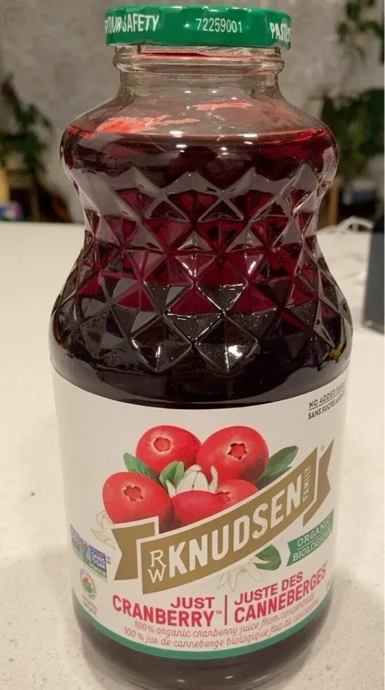 Organic Just Cranberry Juice