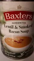 Soupe aux lentilles et bacon fumé