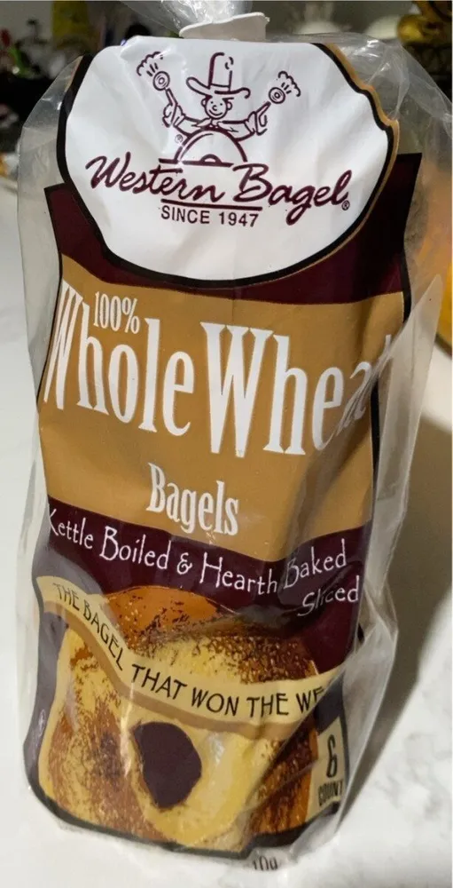 100% Whole Wheat Bagels