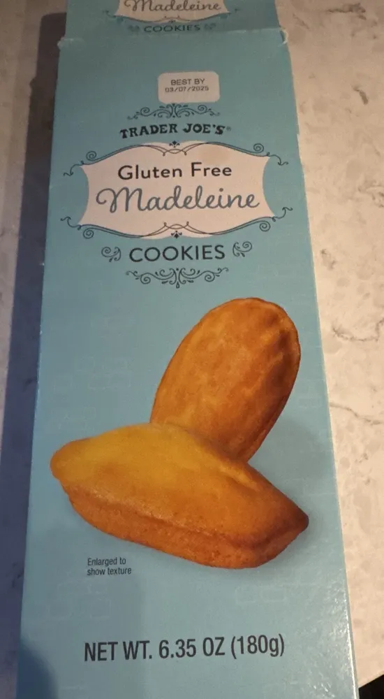 Gluten Free Madeleine Cookies