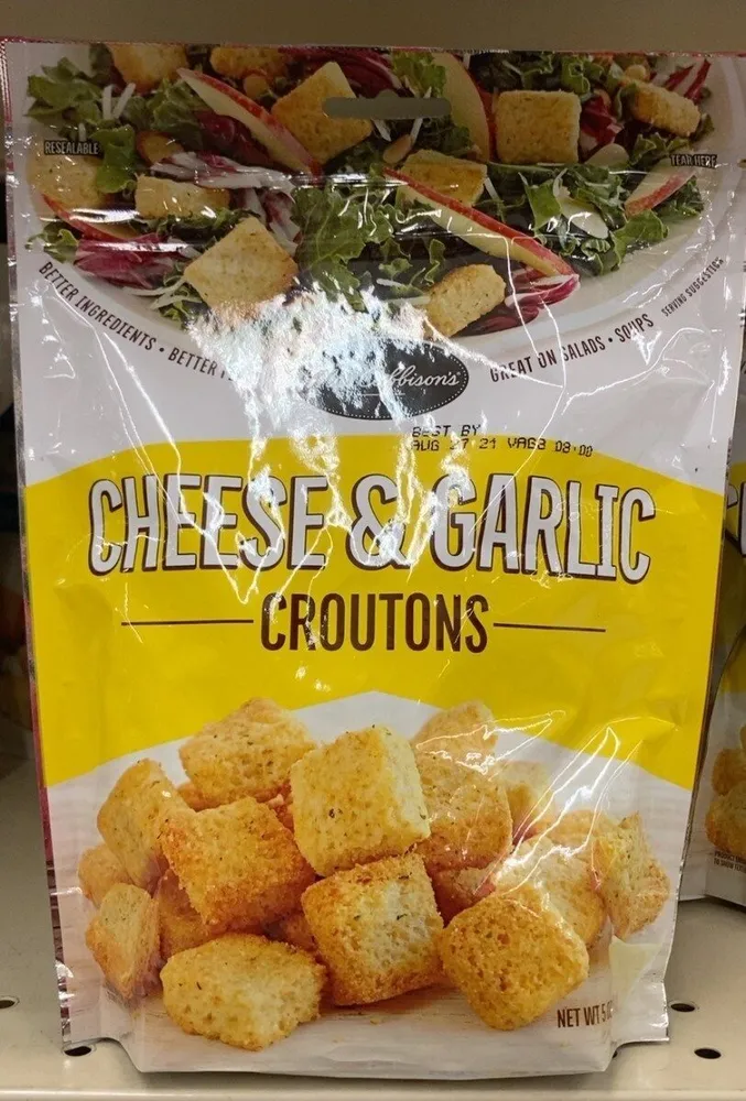 Cheese & Garlic Croutons