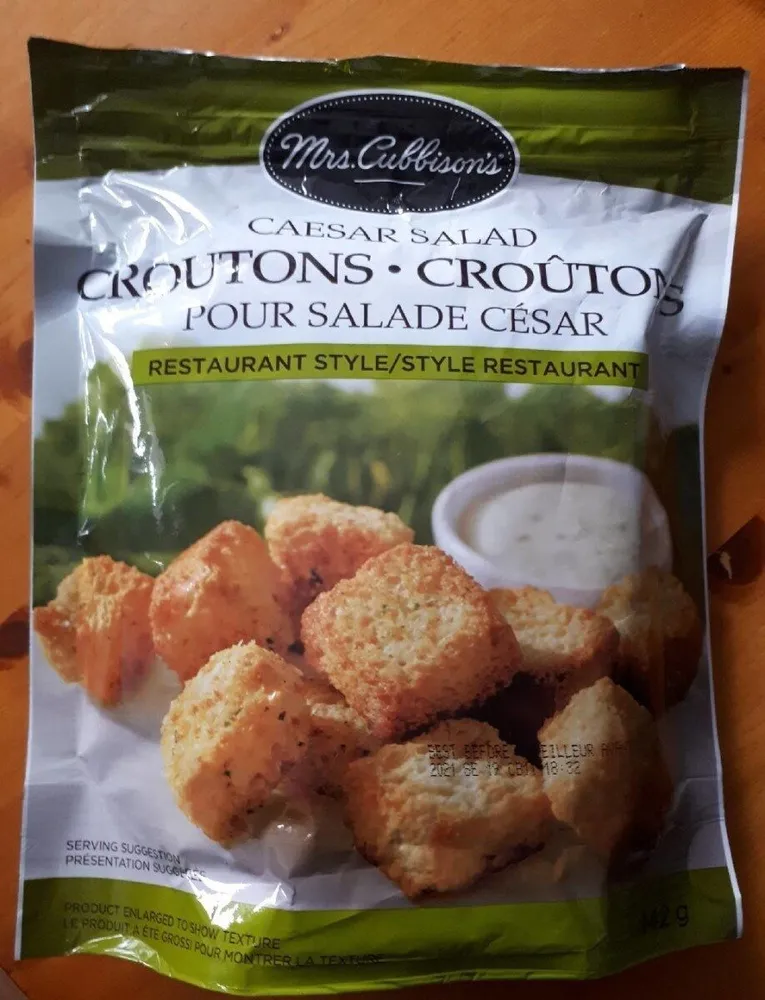 Croûtons pour salade césar