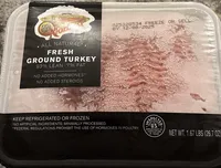 Fresh Ground Turkey 93% Lean 7% Fat