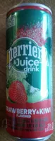 Perrier & juice drink strawberry and kiwi flavored
