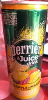 Sparkling juice beverage blend