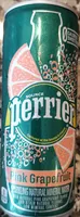 Perrier, sparkling natural mineral water, pink grapefruit