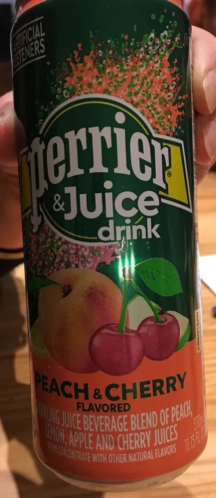 Perrier et juice drink
