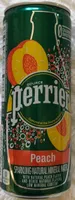 Sparkling natural mineral water, peach