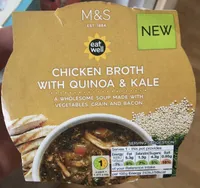 Chicken Broth with quinoa & kale