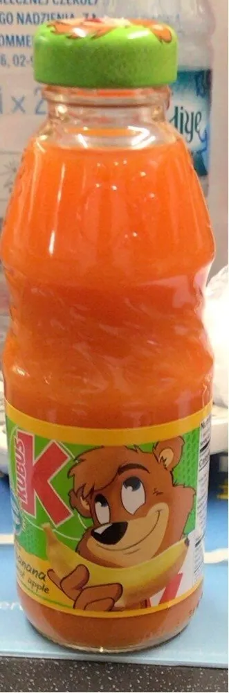Banana , carrot, apple drink