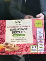 Cranberry & orange breakfast biscuits