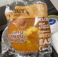 Cheese streusel muffin