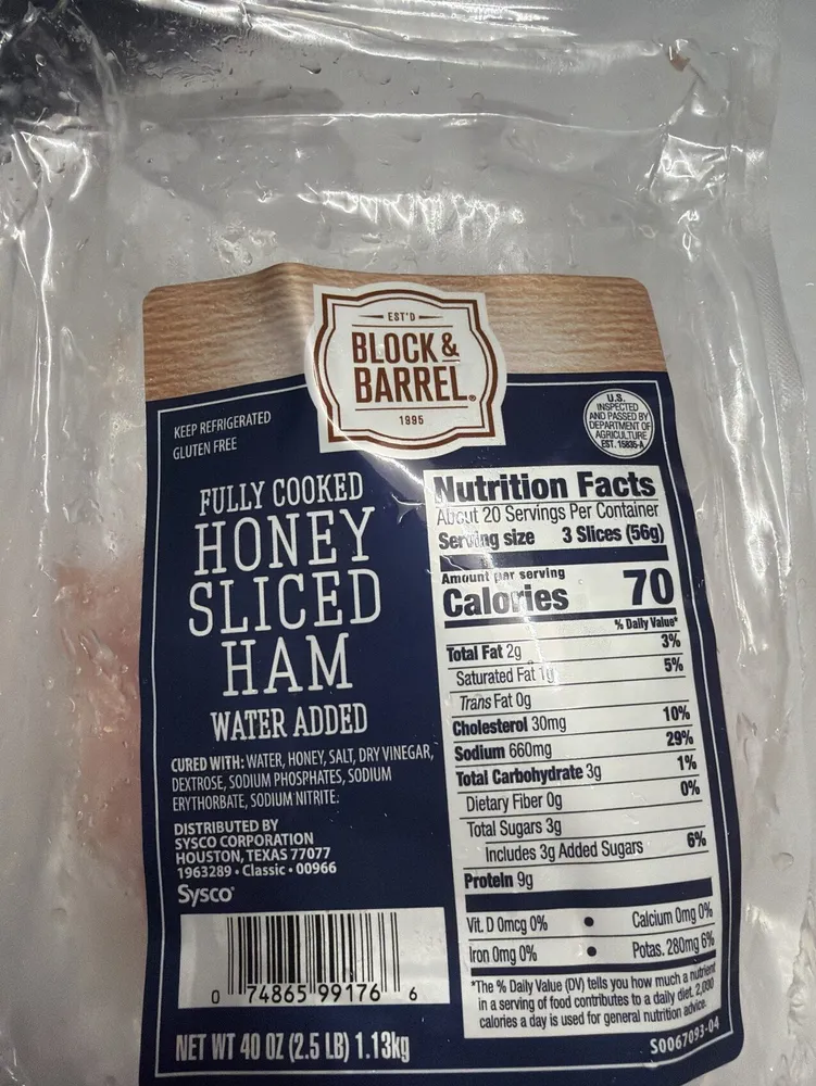 Honey Sliced Ham
