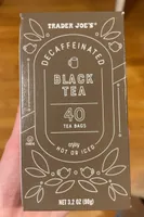 Decaffeinated black tea