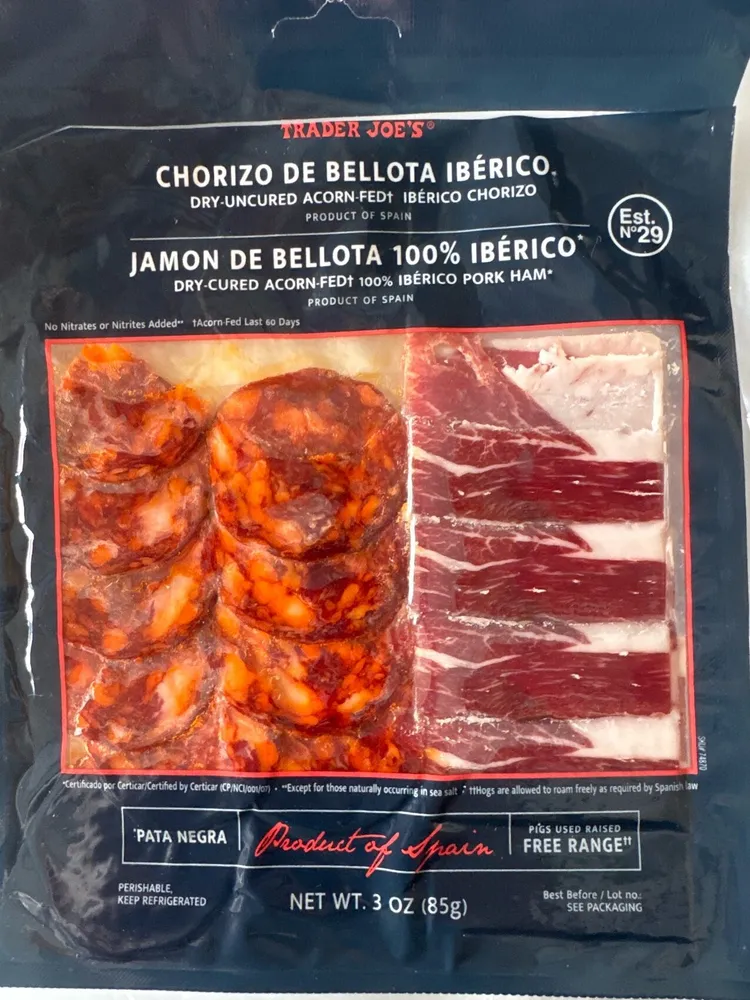 Choriz de Bellota Ibérico, Jamon de Bellota 100% Ibérico