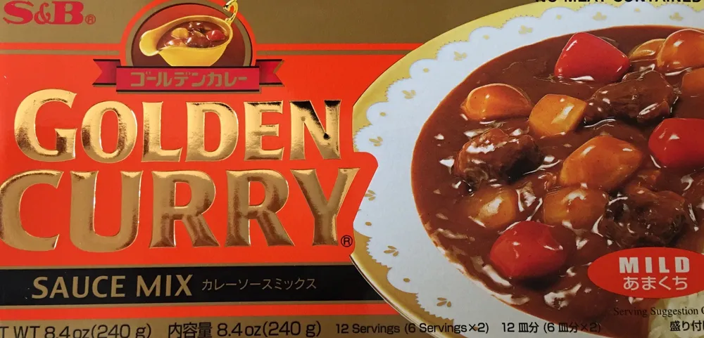 S&b, golden curry, sauce mix