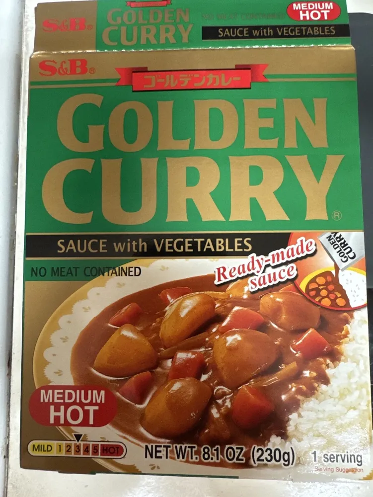 Golden Curry Sauce with Vegetables