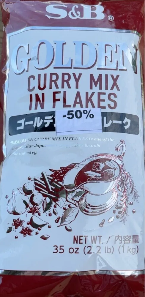 Curry mix in flakes
