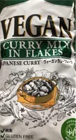 Vegan curry mix in flakes