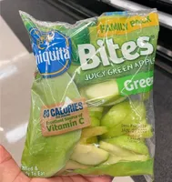Bites Juicy Green Apples