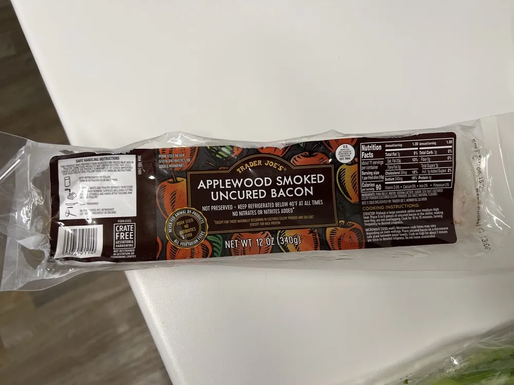 APPLEWOOD SMOKED UNCURED BACON