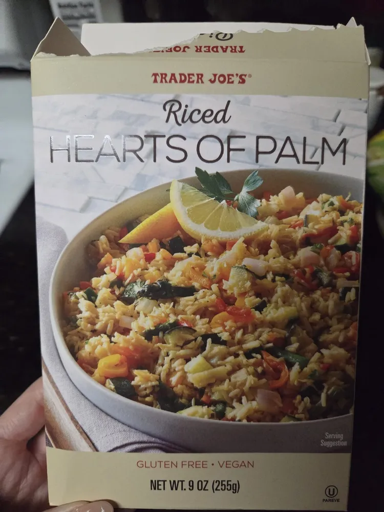 Riced Hearts of Palm