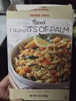 Riced Hearts of Palm