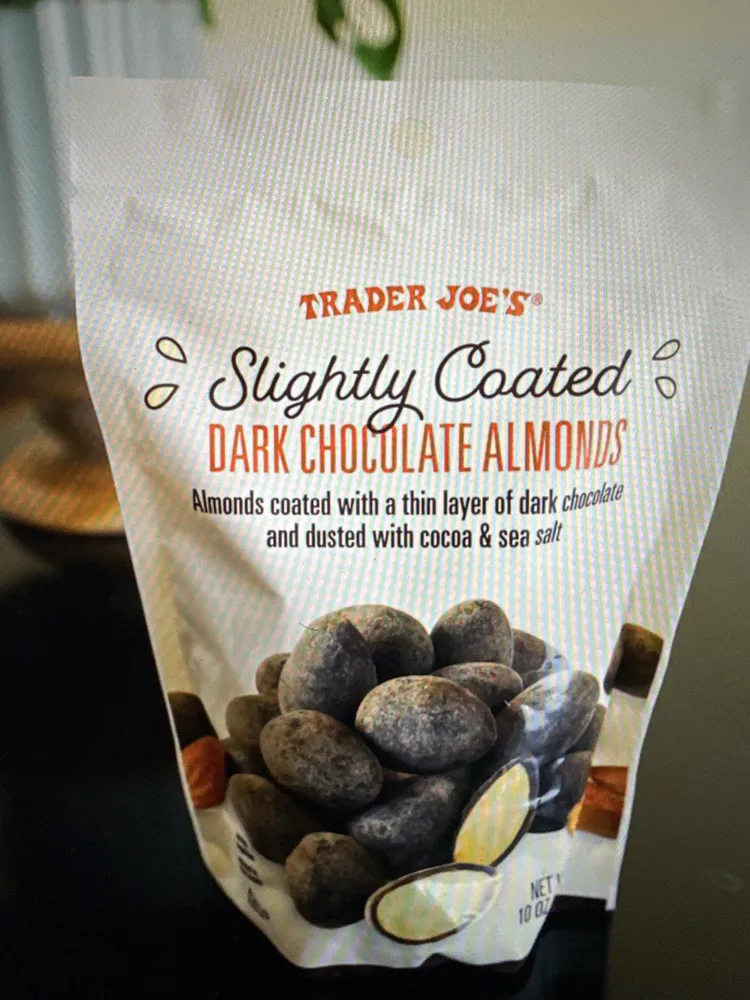 Slightly Coated Dark Chocolate Almonds