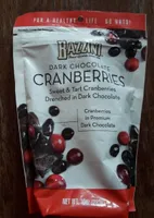 Dark chocolate cranberries