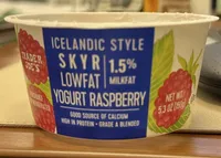 Icelandic Style SKYR low-fat yogurt raspberry