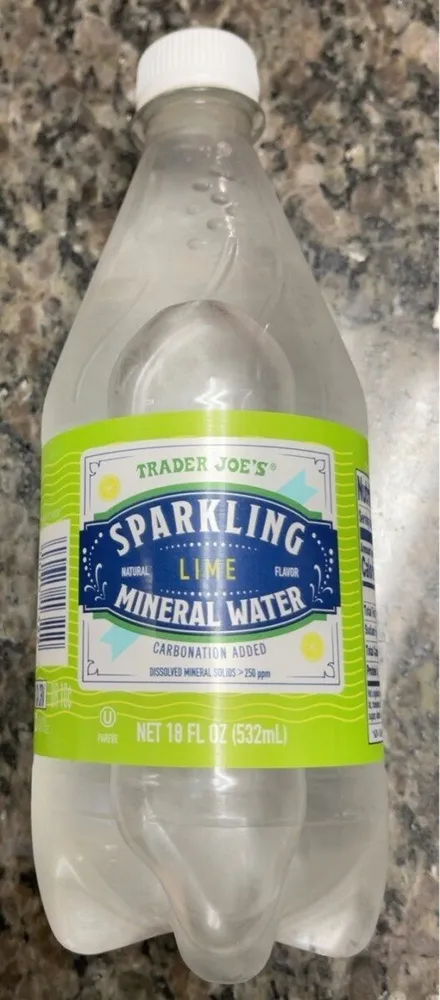 Trader Joe’s Sparkling Lime Mineral Water