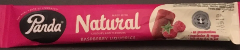 Raspberry licorice bar