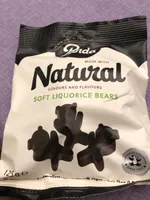 Natural Soft Licorice Bears