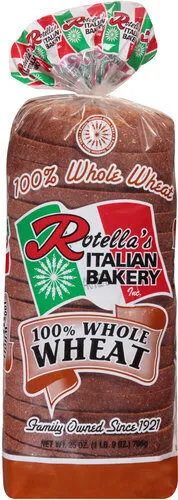 Rotella's italian bakery inc 100% whole